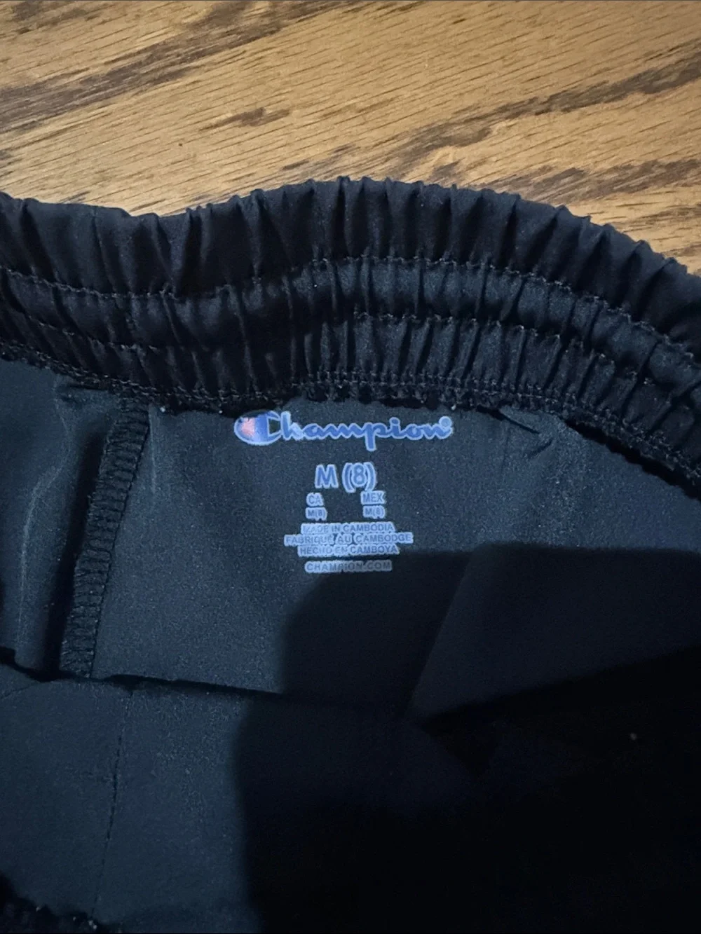 Champion + Adidas Boys Black Athletic Shorts Set